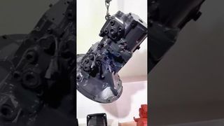 ¿Cada paso de la bomba hidráulica Komatsu PC360-7 es transparente? #komatsu #bombashidraulicas