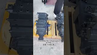 【¿Disparo en el sitio de 2 unidades de envío de bombas hidráulicas Komatsu PC1250-8?】#hydraulicpump #PC1250-8