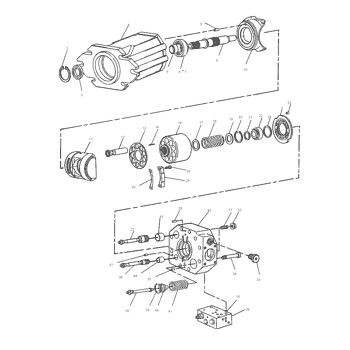 9T-8647 9T8647 0R4608 for TQCAT Track D7H D7R D8N PUMP GP-PISTON hydraulic MAIN PUMP Aftermarket High quality
