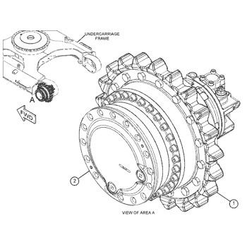 527-7077 511-6008 511-6009 For TQCAT Excavator 318F 320GC 323GC 325F Travel Assembly Final Drive Original Travel Motor