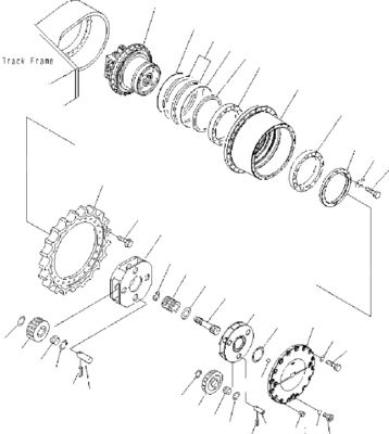 706-8J-01012 706-8J-01011 For Komatsu PC400-7 450-7 450-8 Excavator Travel Assembly Final Drive Original Travel Motor