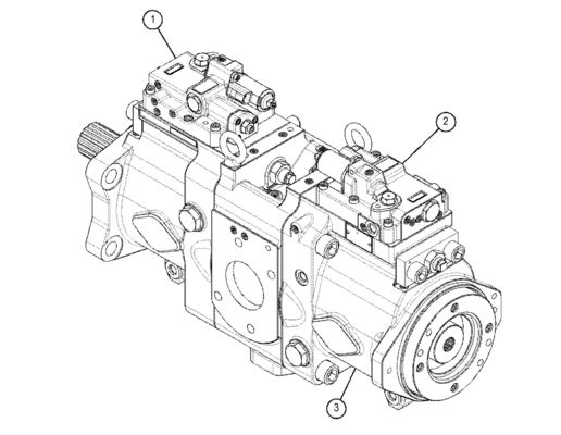 TQ 330 GC Excavadora bomba hidráulica principal 5511122 5511136 5511121 K7V160