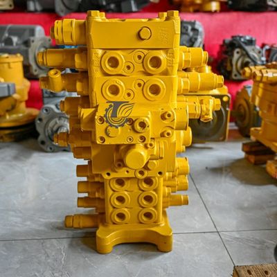 PC160LC-7 PC160-7 Excavadora de válvulas de control Komatsu, 723-57-16100 Partes principales de las excavadoras