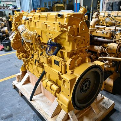 Motor de excavadora industrial de color amarillo duradero para TQ C15