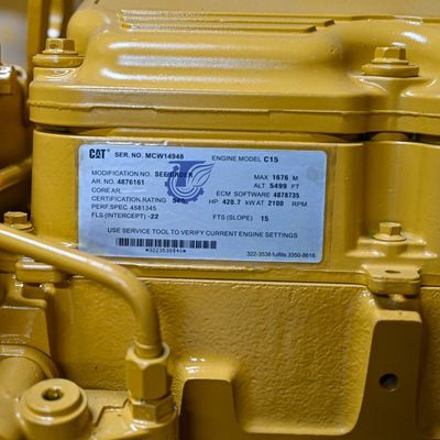 Motor de excavadora industrial de color amarillo duradero para TQ C15