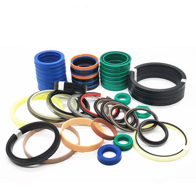 Kit de reparación hidráulica de pistón de cilindro limpiador práctico de PU multicolor
