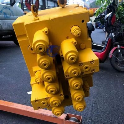 31N8-19110 Aplicable a Hyundai R215-7 Componentes de reparación de excavadoras para el ensamblaje de válvulas de control hidráulicas amarillas