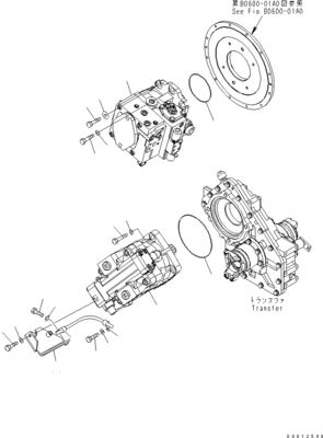 705-52-30960 720-1L-00010 720-1L-04160 720-1L-01010 Para la bomba de pistón hidráulica HST Komatsu WA100-5