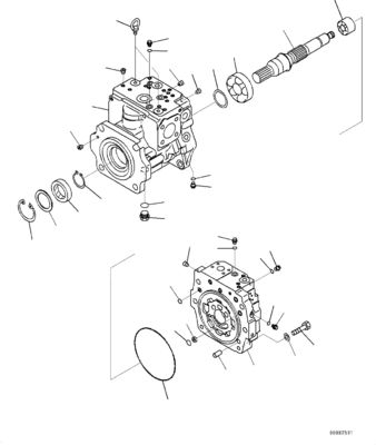 708-1g-00060 708-1g-01060 708-1g-04310 Para Komatsu Wa470-6 Wa480-6 Bomba de pistón hidráulico para carga de la bomba principal Bomba original
