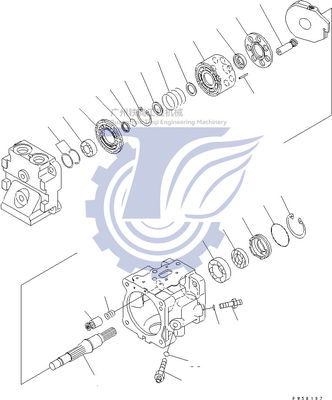 708-1S-00240 708-1S-00241 Para Komatsu D61EX-15 D61PX-15 D65EX-15 D65PX-15 D65WX-15 D85EX Bomba de pistón de ventilador hidráulico