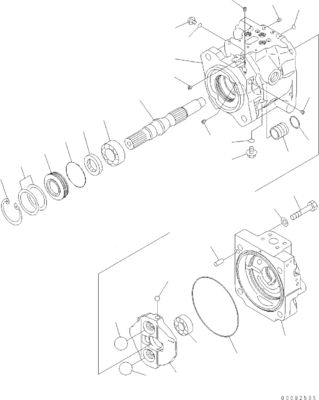 708-1U-00171 708-1U-00150 708-1U-00151 Para Komatsu WA380-6 WA430-6 Bomba hidráulica Bomba de dirección