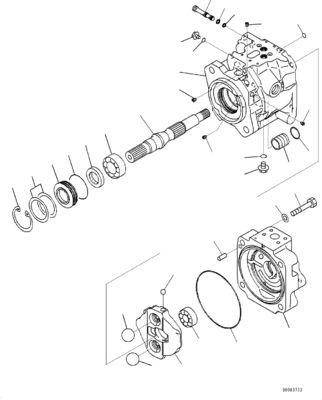 708-1U-00120 708-1U-00140 708-1U-00170 Para Komatsu WA380-6 WA430-6 Bomba hidráulica Bomba de dirección