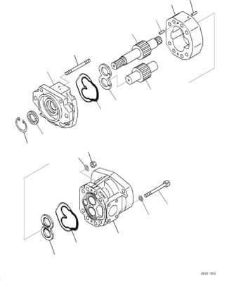708-1U-00120 708-1U-00140 708-1U-00170 Para Komatsu WA380-6 WA430-6 Bomba hidráulica Bomba de dirección