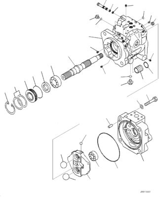 708-1U-00120 708-1U-00140 708-1U-00170 Para Komatsu WA380-6 WA430-6 Bomba hidráulica Bomba de dirección