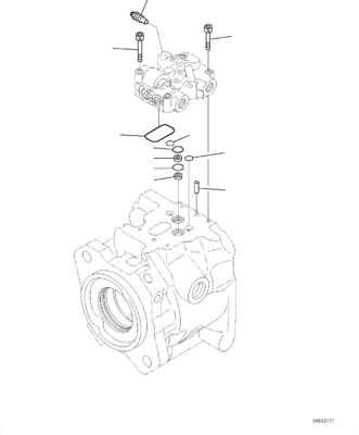 708-1U-00120 708-1U-00140 708-1U-00170 Para Komatsu WA380-6 WA430-6 Bomba hidráulica Bomba de dirección