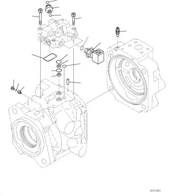 708-1W-00820 708-1W-00731 708-1W-00952 Para Komatsu WA500-6 bomba hidráulica