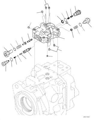 708-1W-00820 708-1W-00731 708-1W-00952 Para Komatsu WA500-6 bomba hidráulica