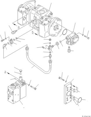 708-45-10204 708-4L-00910 708-45-11204 Para Komatsu WA700-3 WA800-3 Bomba hidráulica conmutadora bomba original de alta calidad