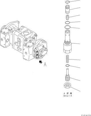 708-45-10204 708-4L-00910 708-45-11204 Para Komatsu WA700-3 WA800-3 Bomba hidráulica conmutadora bomba original de alta calidad