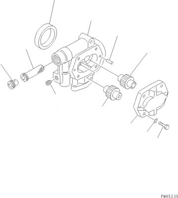 708-45-10204 708-4L-00910 708-45-11204 Para Komatsu WA700-3 WA800-3 Bomba hidráulica conmutadora bomba original de alta calidad