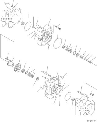 708-45-10204 708-4L-00910 708-45-11204 Para Komatsu WA700-3 WA800-3 Bomba hidráulica conmutadora bomba original de alta calidad