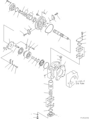 708-45-10204 708-4L-00910 708-45-11204 Para Komatsu WA700-3 WA800-3 Bomba hidráulica conmutadora bomba original de alta calidad