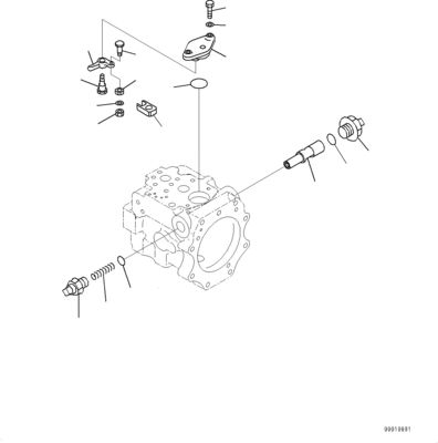 708-1W-90600 R7081W90600 708-1W-04222 708-1W-01632 Para Komatsu D475A-5EO Refrigeración hidráulica con conducción del ventilador