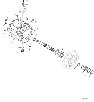 708-1W-90600 R7081W90600 708-1W-04222 708-1W-01632 Para Komatsu D475A-5EO Refrigeración hidráulica con conducción del ventilador