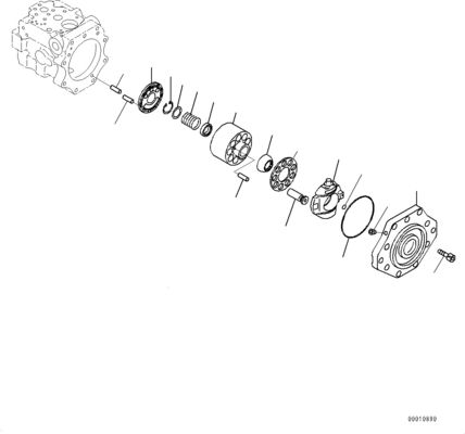 708-1W-90600 R7081W90600 708-1W-04222 708-1W-01632 Para Komatsu D475A-5EO Refrigeración hidráulica con conducción del ventilador