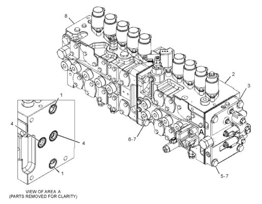CAT 455-2663 424-937 Válvula de control principal 349E 349F 352 Maquinaria para la construcción de minas