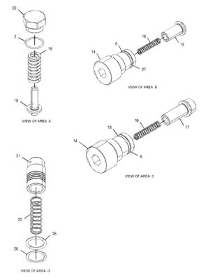 CAT 455-2663 424-937 Válvula de control principal 349E 349F 352 Maquinaria para la construcción de minas