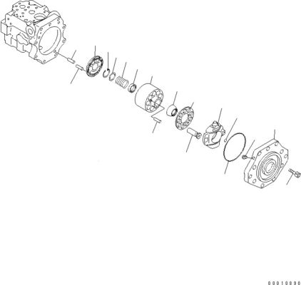 708-1W-00600 708-1S-00910 R7081S00910 R7081W00600 Para el Komatsu D475A-5 Bulldozer bomba de ventilador hidráulico bomba de pistón original