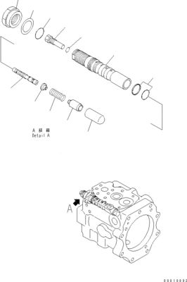 708-1W-00600 708-1S-00910 R7081S00910 R7081W00600 Para el Komatsu D475A-5 Bulldozer bomba de ventilador hidráulico bomba de pistón original