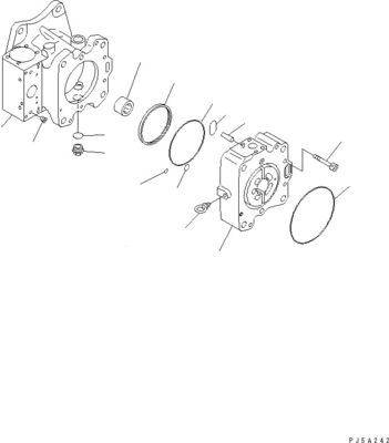 708-2L-00950 708-25-02044 708-2L-00951 708-2L-05420 Para Komatsu WA800-3 WA900-3 Bomba de carga hidráulica Bomba principal