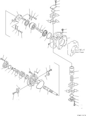 708-2L-00950 708-25-02044 708-2L-00951 708-2L-05420 Para Komatsu WA800-3 WA900-3 Bomba de carga hidráulica Bomba principal