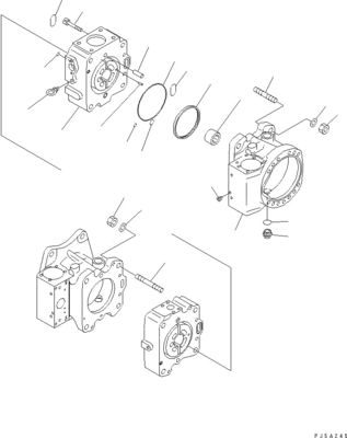 708-4L-00910 708-45-10204 708-4L-00911 Para Komatsu WA800-3 WA900-3 BUMPA DE CONVERSACIÓN HIDRAULICA BUMPA Principal de alta calidad
