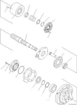 708-4L-00910 708-45-10204 708-4L-00911 Para Komatsu WA800-3 WA900-3 BUMPA DE CONVERSACIÓN HIDRAULICA BUMPA Principal de alta calidad