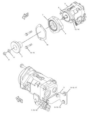 292-8767 10R7401 CA2928767 Para CAT LOADER 950H 962H IT62H PUMPA GP-PISTON bomba hidráulica principal mercado de repuestos de alta calidad
