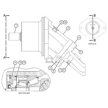 159-7162 0R4613 Para el motor hidráulico D8R, D8R II de vía CAT GP-PISTON para el mercado de repuesto