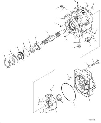 708-1W-00883 708-1W-00882 708-1W-00881 Para Komatsu WA430-6 Bomba hidráulica Bomba principal Bomba de carga Bomba de repuesto Original