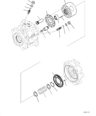 708-1W-00883 708-1W-00882 708-1W-00881 Para Komatsu WA430-6 Bomba hidráulica Bomba principal Bomba de carga Bomba de repuesto Original