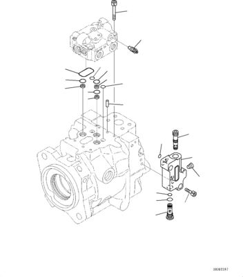 708-1W-00883 708-1W-00882 708-1W-00881 Para Komatsu WA430-6 Bomba hidráulica Bomba principal Bomba de carga Bomba de repuesto Original