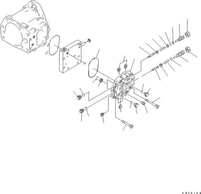 708-1L-00300 R7081L00300 708-1L-01310 708-1L-04010 Para la excavadora Komatsu D275AX-5 EQUIPAMENTO DE TRABAJO HIDRAULICO BUMPA original