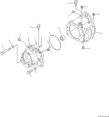 708-1L-00300 R7081L00300 708-1L-01310 708-1L-04010 Para la excavadora Komatsu D275AX-5 EQUIPAMENTO DE TRABAJO HIDRAULICO BUMPA original