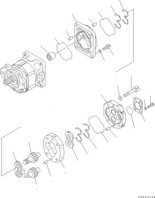 705-52-30A00 705-14-32731 Para la excavadora Komatsu D155A-6 D155AX-6 Bomba hidráulica