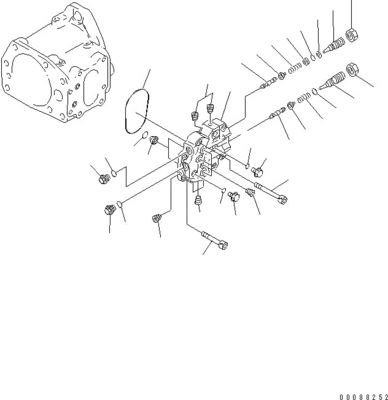 708-1L-00370 708-1L-01310 708-1L-04010 Para la excavadora Komatsu D275AX-5E0 Bomba hidráulica Bomba de pistón mercado de repuesto
