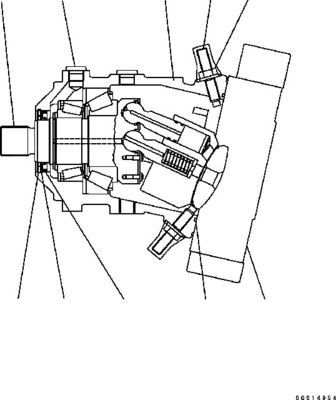 417-18-31201 417-18-31202 417-18-31203 Para el cargador de ruedas Komatsu WA200-5 WA200PT-5 motor hidráulico HST bomba