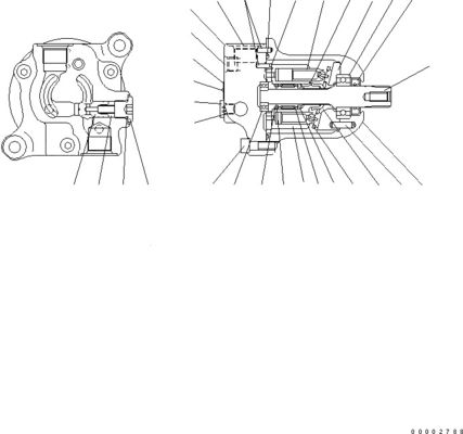 418-03-33241 4180333241 Para los cargadores de ruedas Komatsu WA100-5 WA150-5 WA200-5 WA270 Motor de ventilador hidráulico