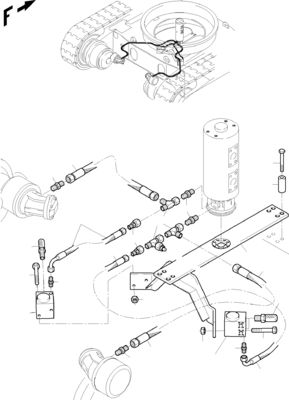 65489140 Para excavadora Komatsu PC3000-6 4000-6 7000-6 8000-6 MOTOR de viaje hidráulico Motor de accionamiento