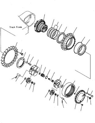 207-27-00260 708-8H-00320 Para excavadora Komatsu PC300-7 340NLC-7 350-7 ensamblaje de viaje accionamiento final motor de viaje original